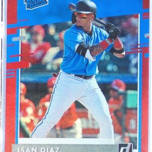 2020 Donruss Isan Diaz Holo Red #48 Marlins