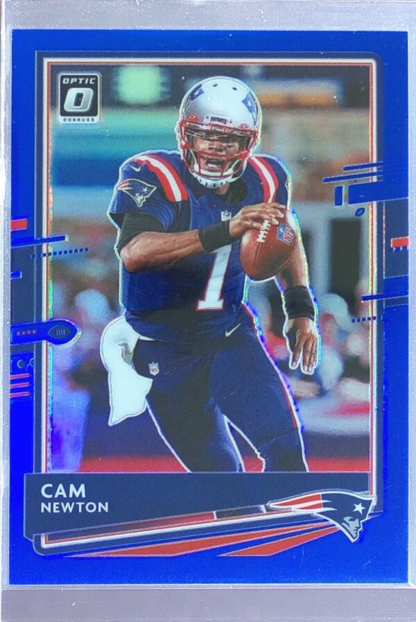 2020 Donruss Optic Cam Newton Blue /179 #66 Patriots