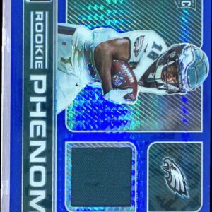 2020 Donruss Optic Jalen Reagor JSY RC #RP-15 Eagles Rookie Phenoms Blue Hyper