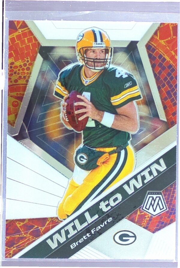 2020 Mosaic Brett Favre #WW12 Packers Will to Win