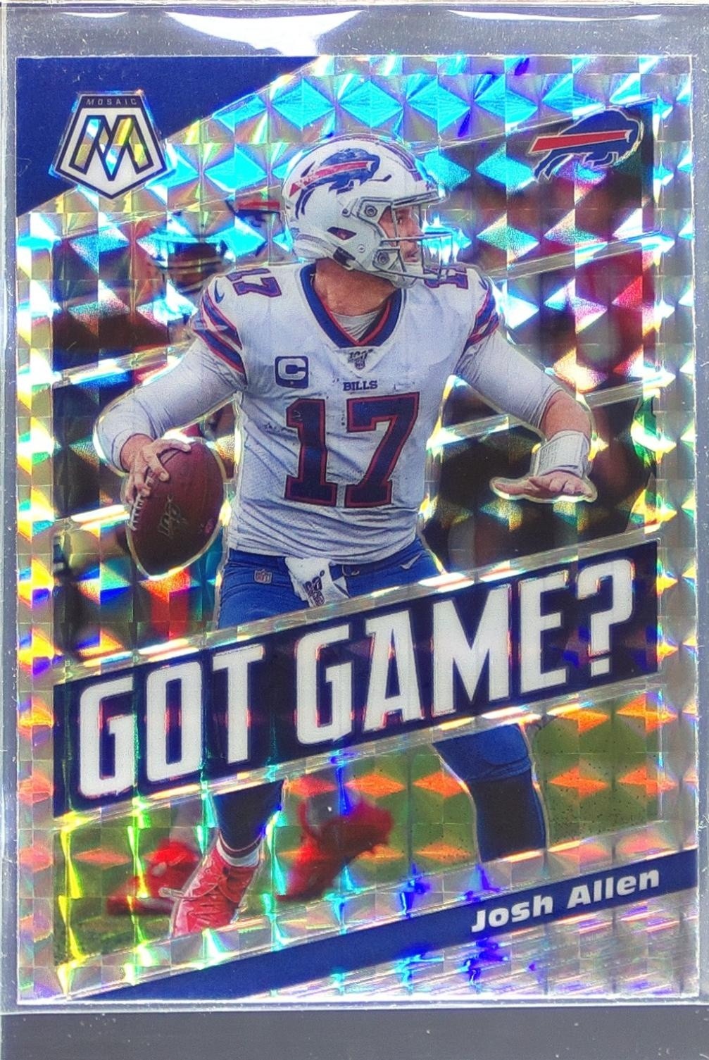 2020 Mosaic Josh Allen #GG23 Bills Got Game? Prizm