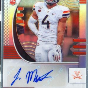 2020 Prizm Draft Picks Jordan Mack Auto #180 Cavaliers Draft Picks Prizms Silver