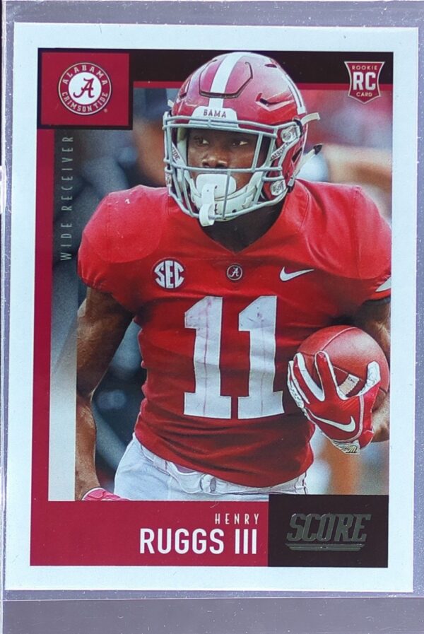 2020 Score Henry Ruggs III RC #424 Tide