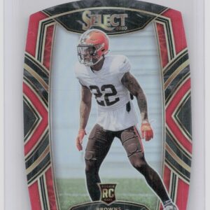 2020 Select Grant Delpit Club Level Orange Prizm Die Cut RC #294 Browns