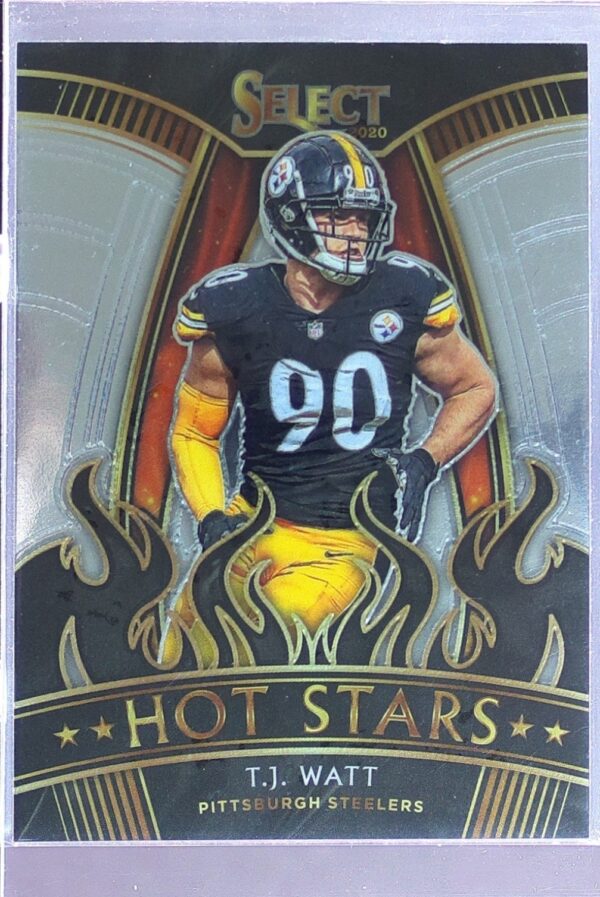 2020 Select T.J. Watt #HS19 Steelers Hot Stars