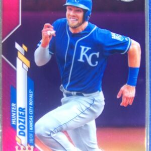 2020 Topps Chrome Hunter Dozier Pink Refractor #63 Royals
