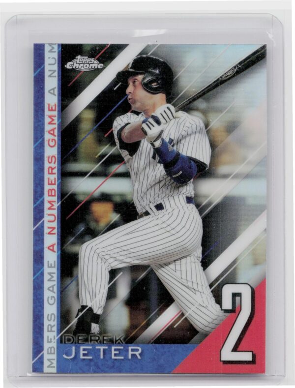 2020 Topps Chrome Update Derek Jeter #NGC-22 Yankees A Numbers Game
