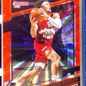 2021-22 Donruss Aaron Gordon Holo Orange Laser #20 Nuggets