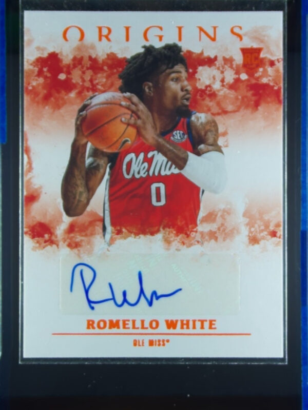 2021-22 Panini Chronicles Draft Picks Romello White AU #OR-RWH Rebels Origins Ro