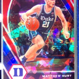 2021-22 Prizm Draft Picks Matthew Hurt Red Ice RC #34 Devils