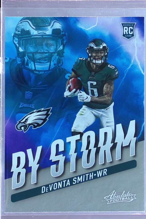 2021 Absolute DeVonta Smith RC #BST-7 Eagles By Storm