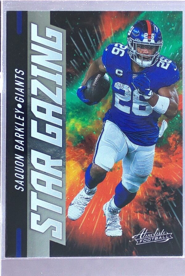 2021 Absolute Saquon Barkley #SG20 Giants Star Gazing