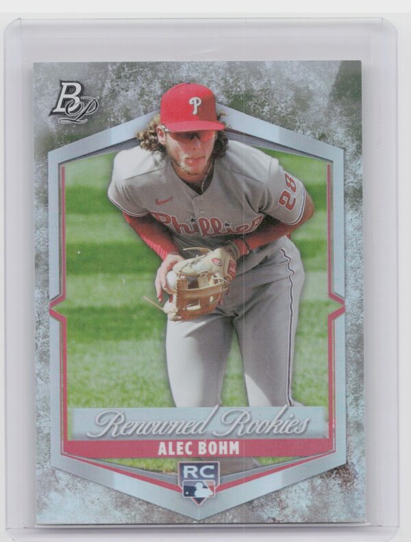 2021 Bowman Platinum Alec Bohm RC #RR-1 Phillies Renowned Rookies