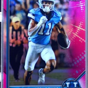 2021 Bowman University Josh Downs Chrome Pink #50 Heels