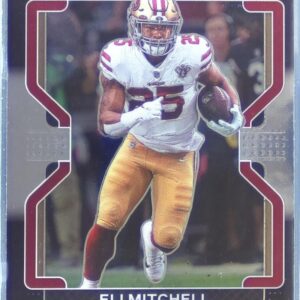 2021 Chronicles Eli Mitchell RC #PB-25 49ers Prizm Black