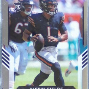 2021 Chronicles Justin Fields RC #403 Bears Score Update Rookies Silver