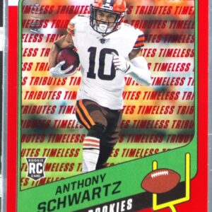 2021 Classics Anthony Schwartz RC Timeless Tributes Red /75 #181 Browns