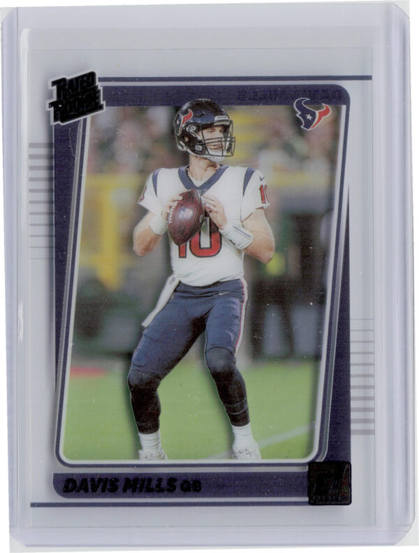 2021 Clearly Donruss Davis Mills RC #58 Texans