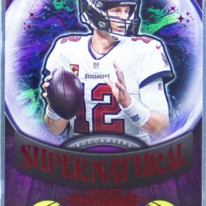 2021 Contenders Tom Brady #SN-TBR Buccaneers Supernatural Ruby