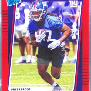 2021 Donruss Gary Brightwell Press Proof Red RC #313 Giants