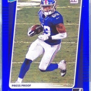 2021 Donruss Kadarius Toney Press Proof Blue RC #264 Giants