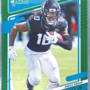 2021 Donruss Laviska Shenault Jr. Press Proof Green #134 Jaguars