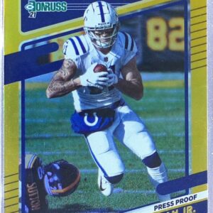 2021 Donruss Michael Pittman Jr. Press Proof Yellow #151 Colts