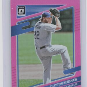 2021 Donruss Optic Clayton Kershaw Pink #130 Dodgers