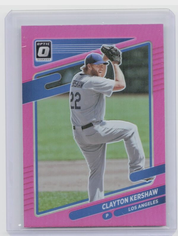 2021 Donruss Optic Clayton Kershaw Pink #130 Dodgers