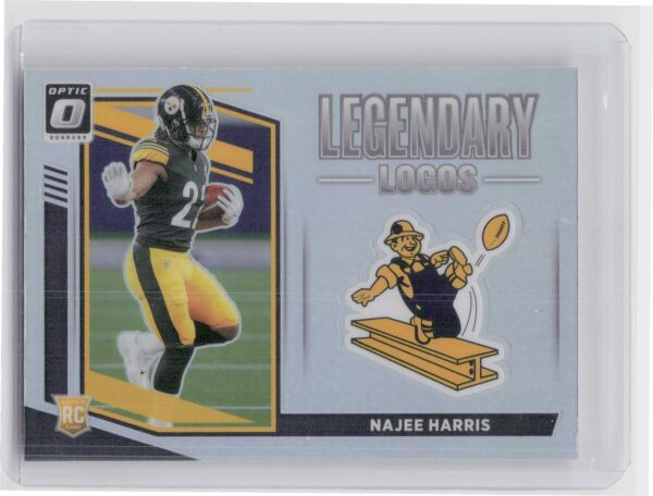 2021 Donruss Optic Najee Harris Legendary Logos #LL-17 Steelers