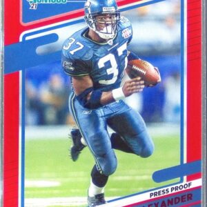 2021 Donruss Shaun Alexander Press Proof Red #36 Seahawks