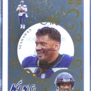 2021 Illusions Russell Wilson #KC-5 Seahawks King of Cards