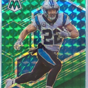 2021 Mosaic Christian McCaffrey Prizm Green #36 Panthers
