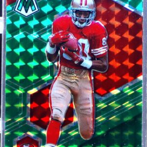 2021 Mosaic Jerry Rice Prizm Green #175 49ers