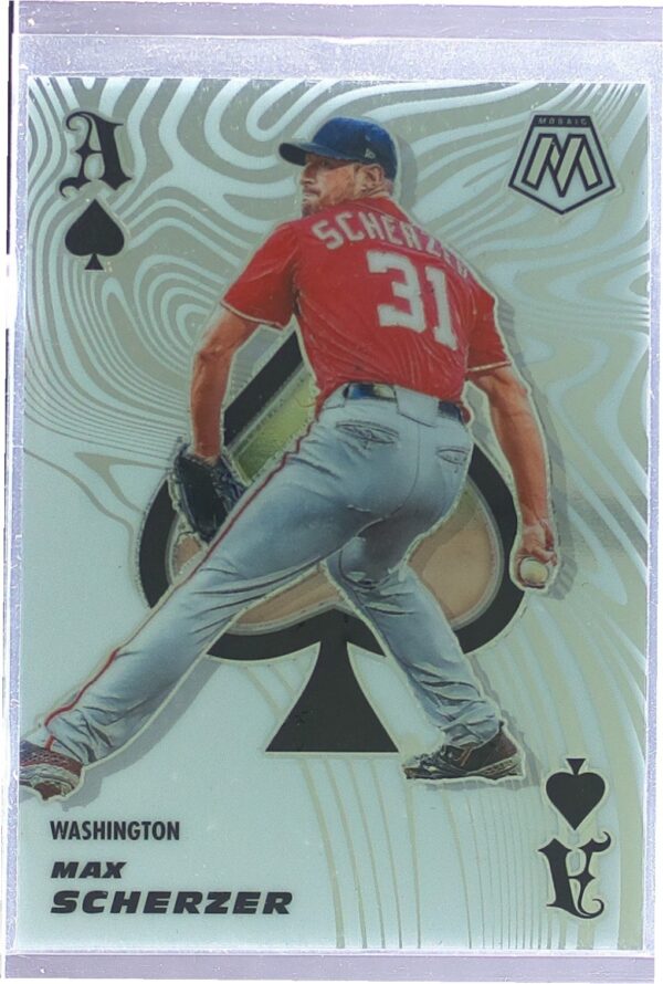 2021 Mosaic Max Scherzer #ACE9 Nationals Aces