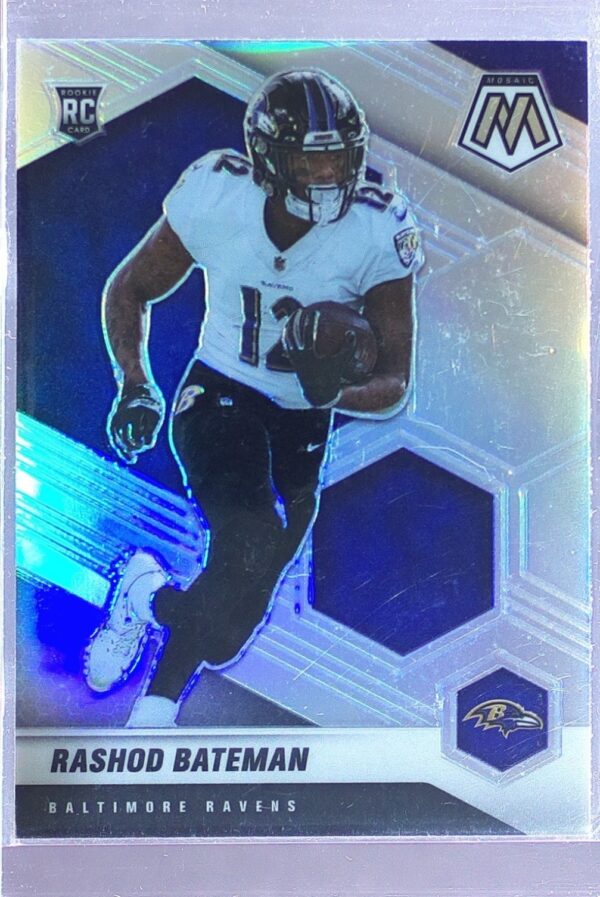 2021 Mosaic Rashod Bateman Prizm Silver RC #310 Ravens