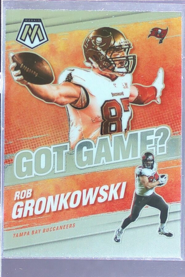 2021 Mosaic Rob Gronkowski #GG-1 Buccaneers Got Game?