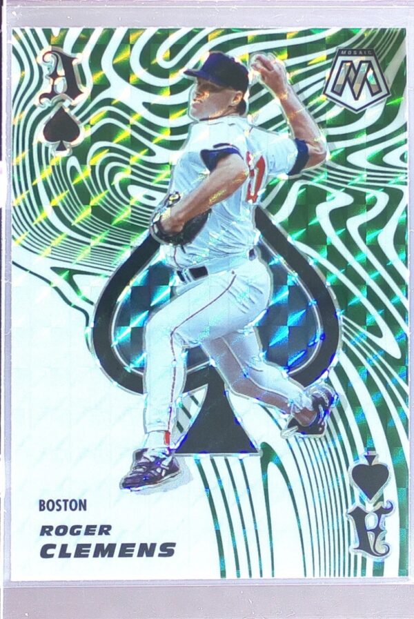2021 Mosaic Roger Clemens #ACE11 Sox Aces Green