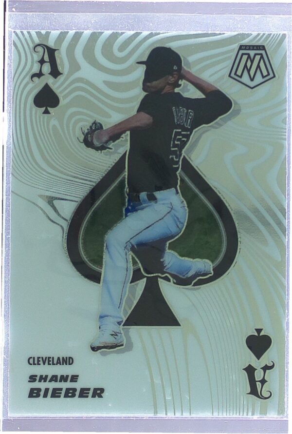 2021 Mosaic Shane Bieber #ACE4 Indians Aces