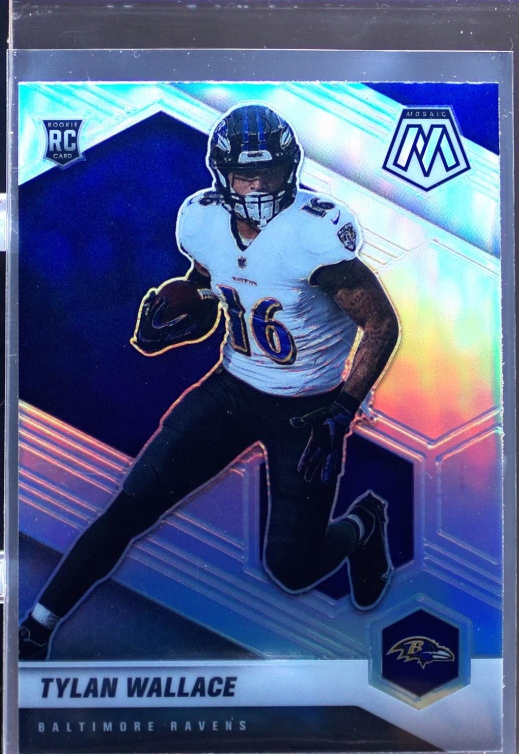 2021 Mosaic Tylan Wallace Prizm Silver RC #326 Ravens
