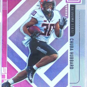 2021 Panini Chronicles Draft Picks Chuba Hubbard Pink RC #172 Cowboys