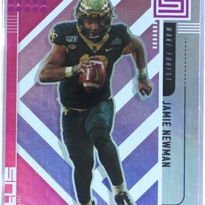 2021 Panini Chronicles Draft Picks Jamie Newman Pink RC #173 Deacons