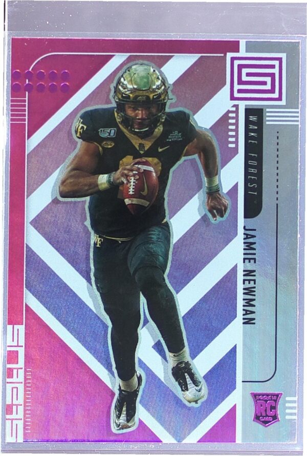 2021 Panini Chronicles Draft Picks Jamie Newman Pink RC #173 Deacons