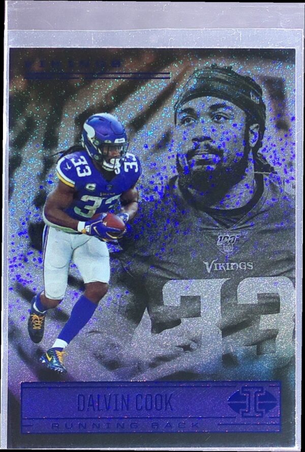 2021 Panini Illusions Dalvin Cook Trophy Collection Dots #3 Vikings