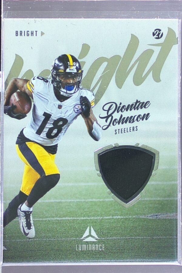 2021 Panini Luminance Diontae Johnson JSY #BB-DJ Steelers Bright Beginnings