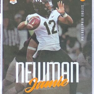 2021 Panini Luminance Jamie Newman Orange /50 RC #197 Eagles
