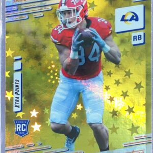 2021 Panini Prestige Jake Funk Xtra Points Astral RC #299 Rams