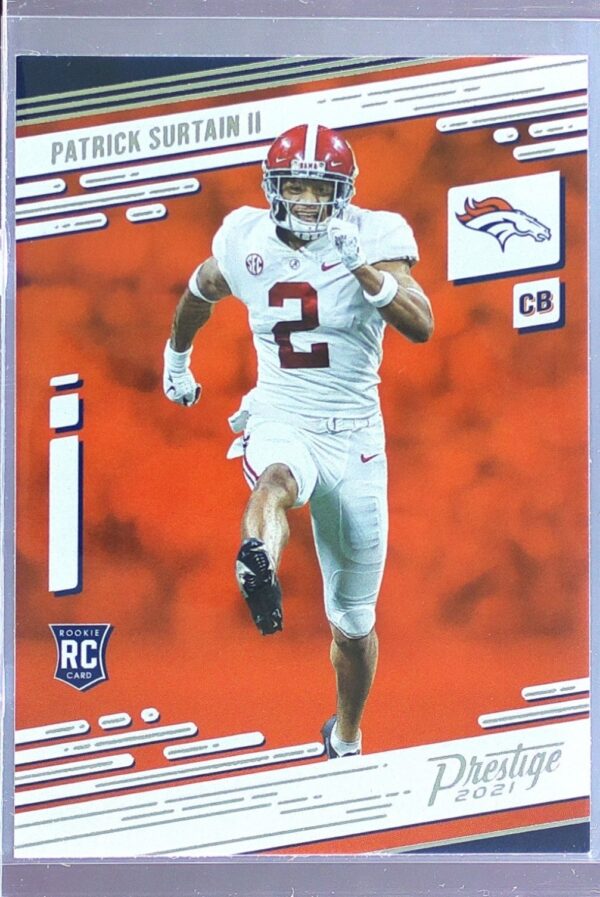 2021 Panini Prestige Patrick Surtain II RC #245 Broncos