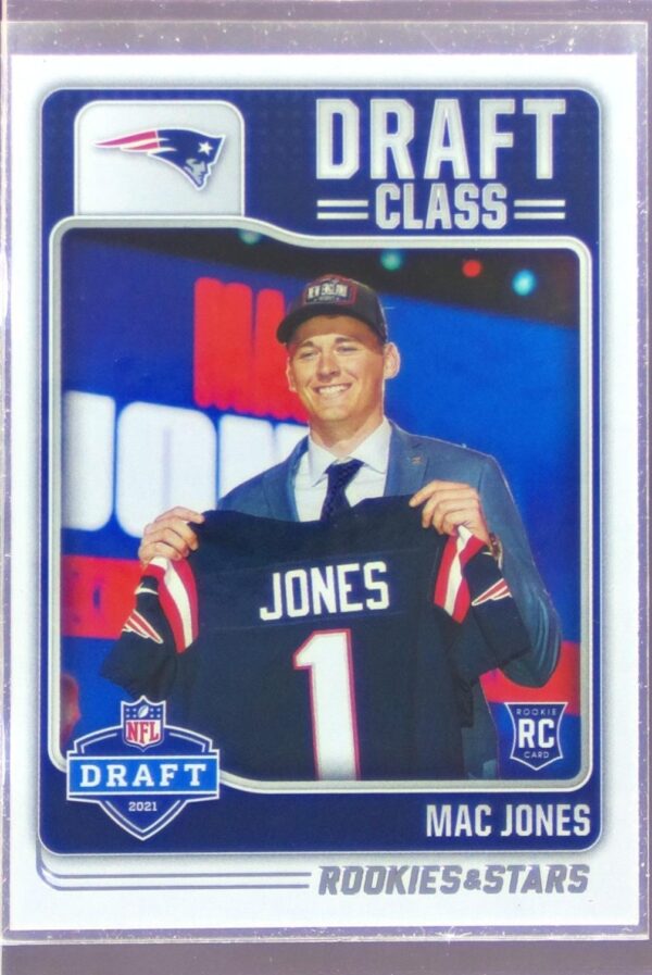 2021 Panini Rookies & Stars Mac Jones RC #DC-11 Patriots Draft Class