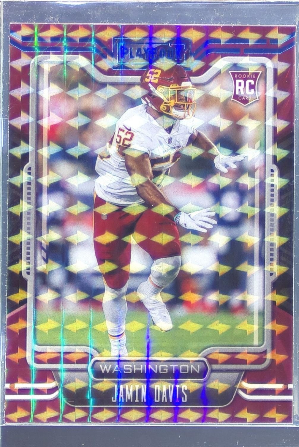 2021 Playbook Jamin Davis Mosaic RC #147 Team